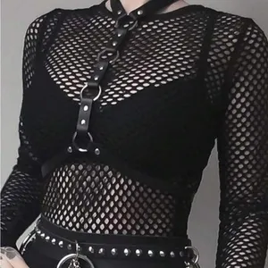 Oring O Ring Harness Belt New Black thumbnail 5