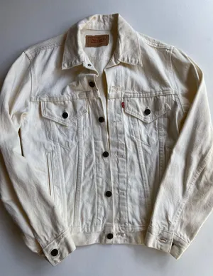 Levi's White Jean Jacket thumbnail 1