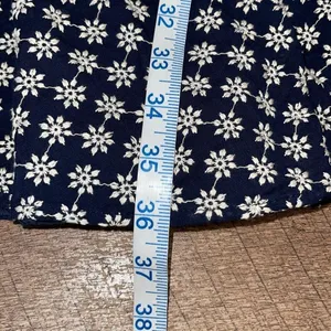 Francesca's Collection Trixxi Embroidered Floral Spaghetti Strap Mini Dress Blue thumbnail 12