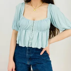 NWOT URBAN OUTFITTERS Light Blue Women's Top thumbnail 2