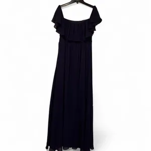 Blue Maxi Formal Dress 8 Ruffle Sleeve Off Shoulder HOCO Eveningwear Wedding thumbnail 5