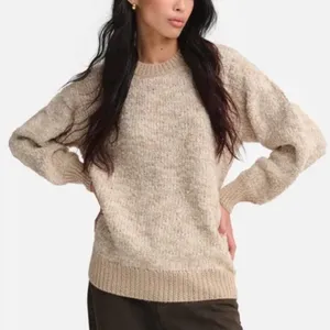 MATE the Label Alpaca Teddy Crew Neck Sweater Womens thumbnail 1