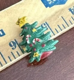 Vintage Christmas Brooch thumbnail 1