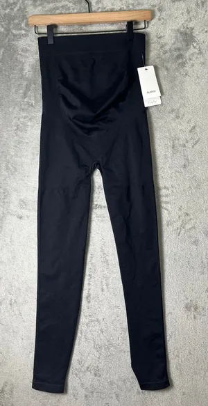BLANQI Everyday Maternity Belly Support Leggings Deepest Black Medium M New thumbnail 1