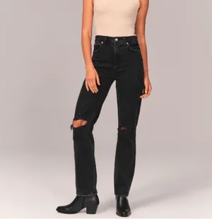 Abercrombie & Fitch 90’s Straight Black Jeans thumbnail 2