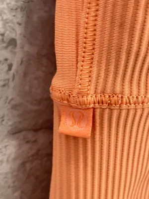 Lululemon Power Pivot Tank *Rib Golden Apricot thumbnail 3