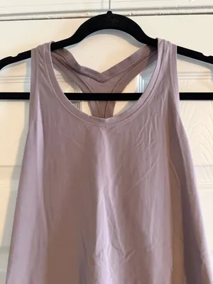 Light Purple Lululemon Racerback Full Length Tank‎ Top Size 10 thumbnail 2