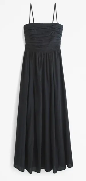 Abercrombie & Fitch Black Strapless Dress thumbnail 1