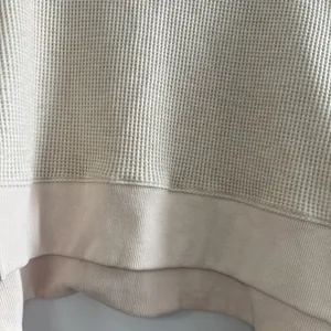 Tan cropped waffle knit top Size L thumbnail 5