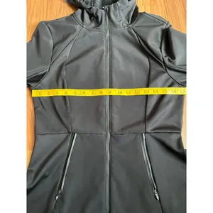 Spyder Active Full Zip Hooded Athletic Jacket Black Women's Size M thumbnail 6