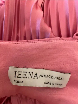 Mac Duggal Pink Pleated Wide Leg Jumpsuit Size 0 thumbnail 6