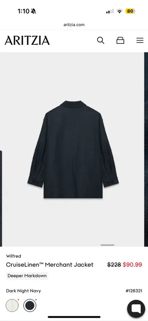 Aritzia Wilfred Cruiselinen™ Merchant Jacket thumbnail 9