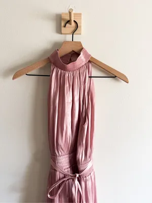 New O.T.P. Caralyn Satin Midi Dress Size S thumbnail 4