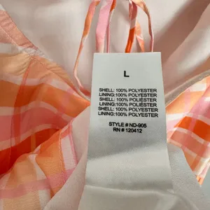 Nia Pink Multi Plaid Satin Mini Backless Slip Dress Large NWT Spring Coquette thumbnail 6