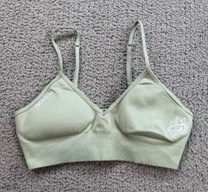 Darc Sport Wolves SHE Seamless Sports Bra S Rare 1 of 500!! Sage Green Limited thumbnail 1