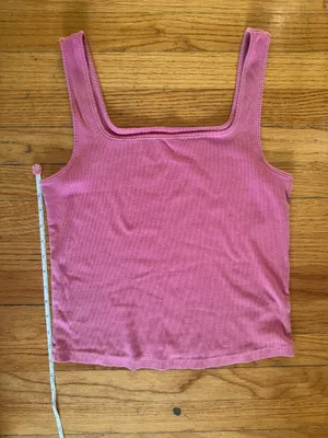Old Navy Women Crop Rib-Knit Tank Top in Dragonfruit Pink thumbnail 6