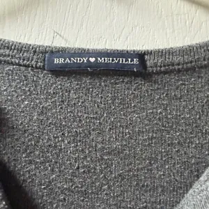 Brandy Melville Charcoal Long Sleeve Top thumbnail 2