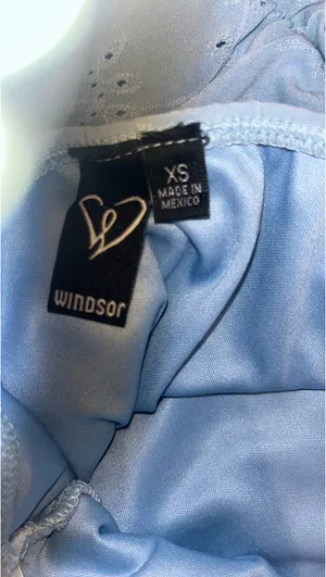 Windsor Light Blue Mini Dress thumbnail 4