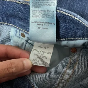 Mother The Rascal Straight Leg Jeans Womens 29 Blue Clean Sweep Mid Rise Denim thumbnail 4