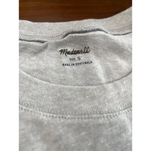Madewell Northside Vintage Tee in Light Heather Grey Small New Womens Tshirt Top thumbnail 6