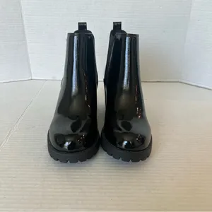 Soda Womens Casual Almond Toe Lug Sole Chunky Heel Ankle Booties Size 9 $ thumbnail 2