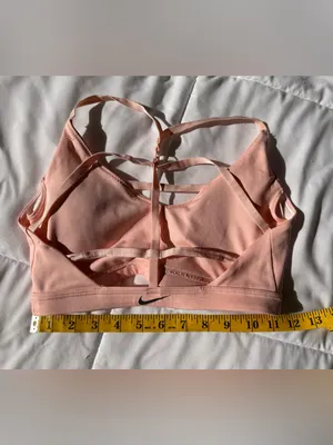 Women’s Pink Nike Indy Just Do it sports bra size M thumbnail 7