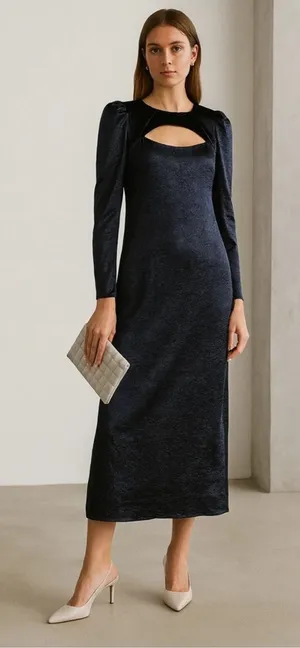 Baum Und Pferdgarten Aneto Long Sleeve Shift‎ Dress size small thumbnail 1
