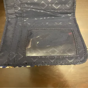 Vera Bradley Euro Wallet Lisbon Medallion RFID Trifold Snap Close Travel Compact thumbnail 7