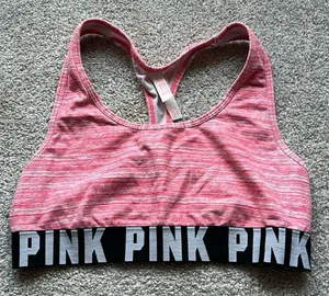 PINK by Victoria’s Secret Pink Heathered Sports Bra thumbnail 1