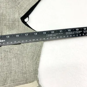 Mary McFadden‎ Sheath Dress Women 14 Tan Tweed Workwear Cap Sleeve Poly Rayon thumbnail 3