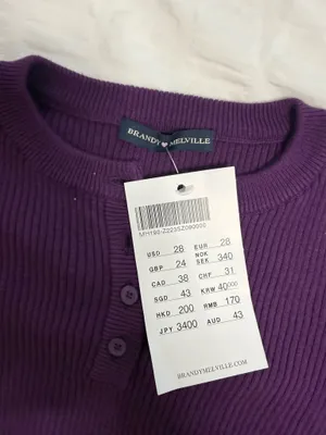 Brandy Melville Long Sleeve Top thumbnail 2