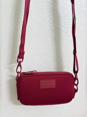 Limited Edition Dagne Dover x Sephora Mara Phone Sling – Burgundy thumbnail 5
