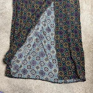Melrose Studio Maxi Skirt Vintage Side Button Closure Size 12 Paisley Geometric thumbnail 3