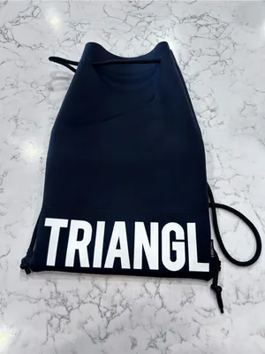 Triangl‎ Bikini Black Neoprene Drawstring Beach Bag thumbnail 1