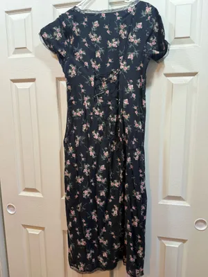 Lucky Brand Floral Lace Trimmed Midi Dress thumbnail 6