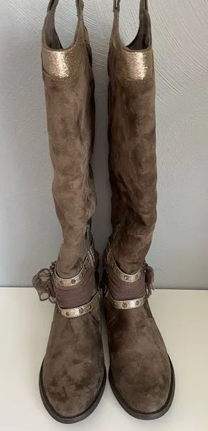 Boho Festival Indie Not Rated Midnight Dream Knee High Boots thumbnail 1