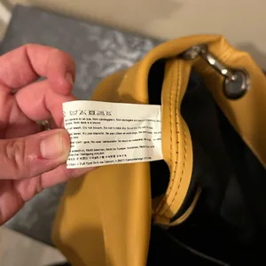 Yellow O Bag with Silver tone Hardware thumbnail 5