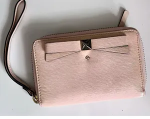 Kate Spade • Pink Bow Wallet / Phone Holder Wristlet thumbnail 1