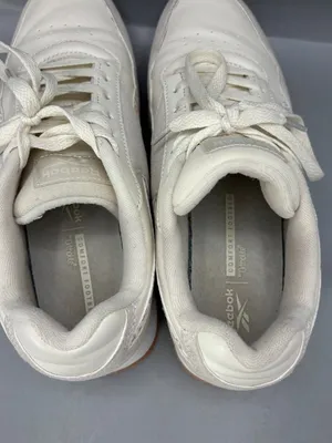 Reebok Classic Harman Sneakers Womens 8 Cream Leather Athletic FFC0119598 thumbnail 5