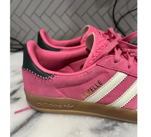 Adidas Gazelle Indoor Women’s 6 Pink White Gum Sole Sneakers IG0670 Retro Casual thumbnail 5