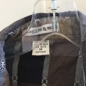 FINAL MARKDOWN Maggie and Max blouse medium. Blue thumbnail 3