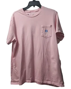 The Lighthouse Brand Graphic‎ T-Shirt Crew Neck Short Sleeve Casual Pink L thumbnail 1