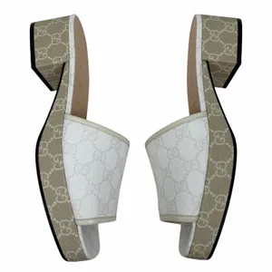 Gucci GG Monogram Malaga Kid Platform Slide Sandal White Size 41 thumbnail 7