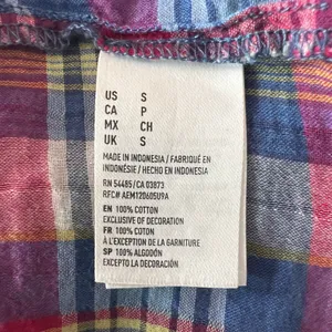 American Eagle Vintage Boyfriend Plaid Women's Shirt Size Small thumbnail 11