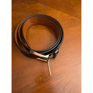 Banana Republic Leather Black Belt Size 36 thumbnail 5