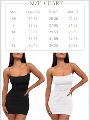 Lillusory Forest Green Spaghetti Strap Mini Bodycon Dress Size Large Clubwear thumbnail 6
