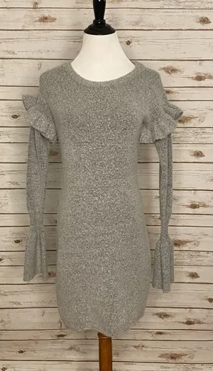 Romeo & Juliet Couture ruffle sleeve sweater dress thumbnail 1