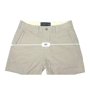 Abercrombie & Fitch Beige Woven Stretch Shorts 29 Mid Rise 4.5" Inseam Casual thumbnail 3