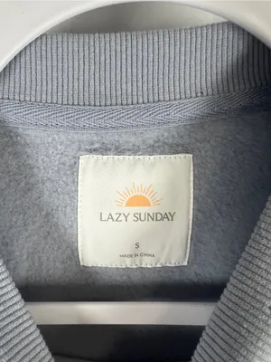 Lazy Sunday Yosemite Sierra Nevada Embroidered Crewneck Sweatshirt Size S thumbnail 4