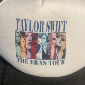 Taylor Swift The Eras Tour trucker hat black mesh white graphic new thumbnail 8
